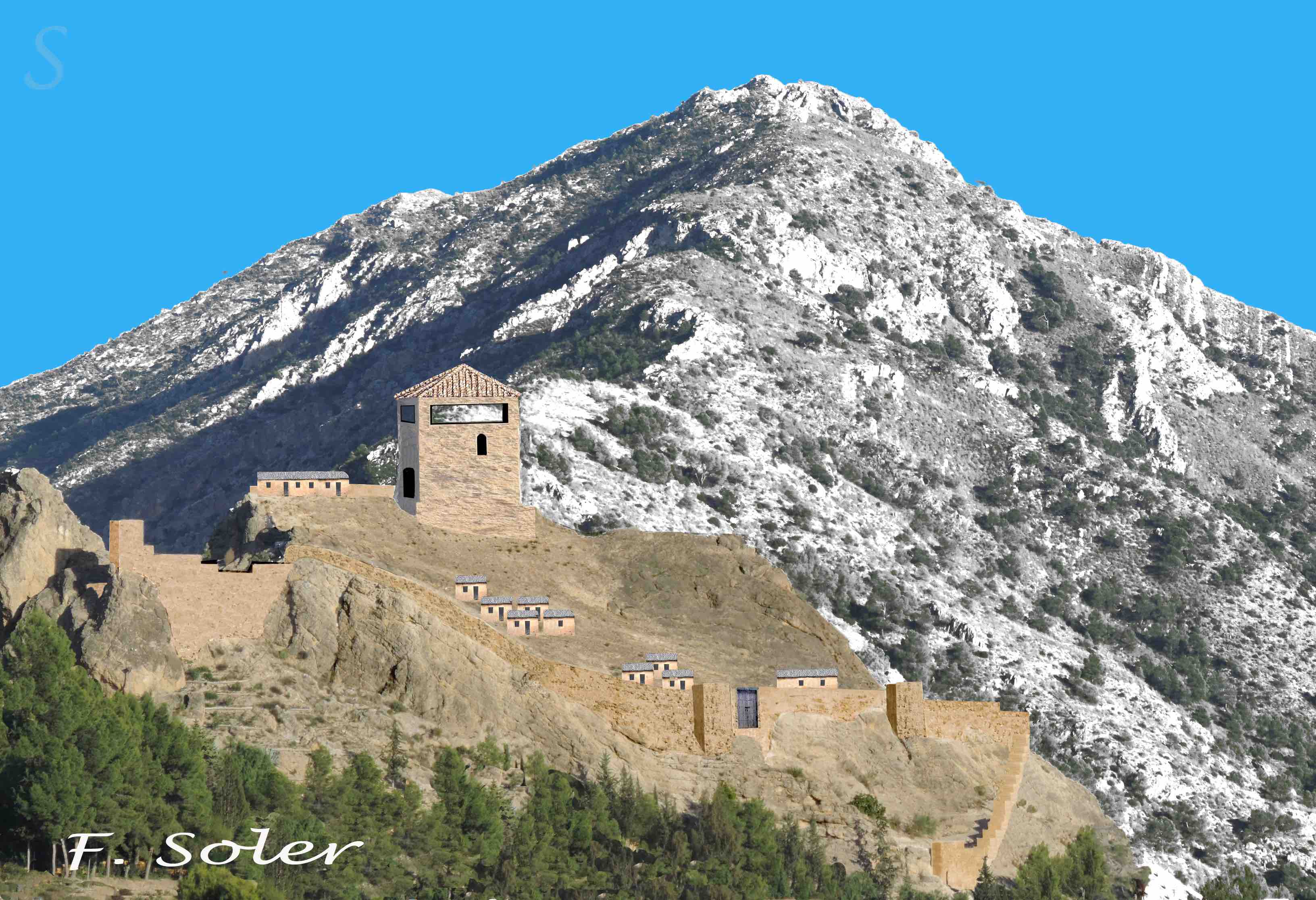 Reconstrucción del castillo de Calasparra