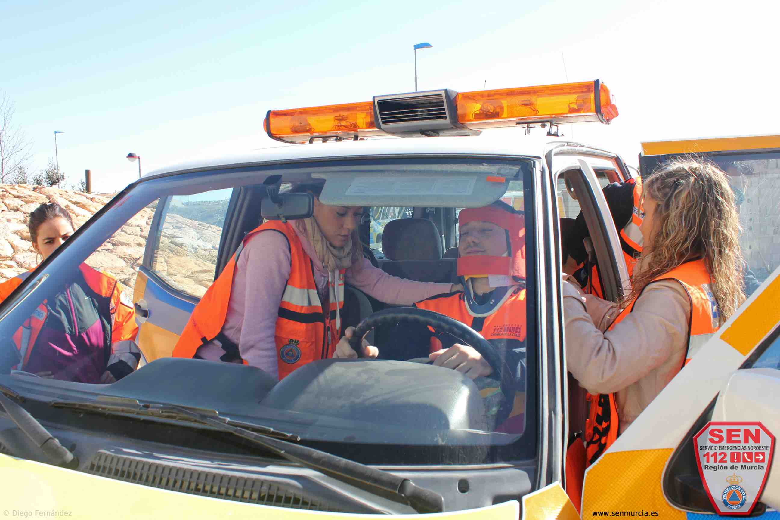 Voluntarios del Servicio de Emergencias del Noroeste realizan en Bullas un curso