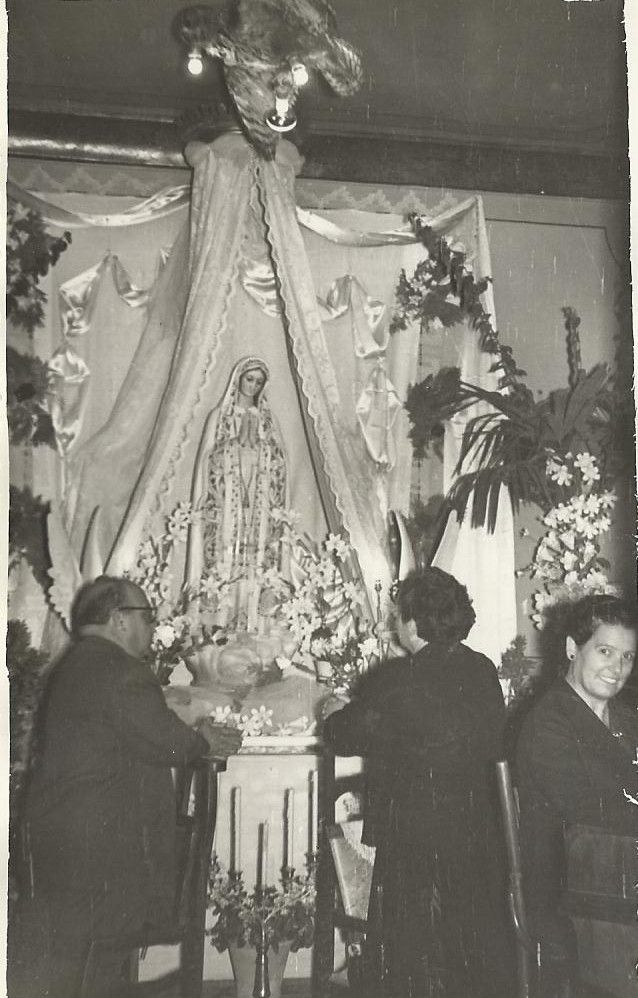Virgen de Fátima en casa del empresario Don Tomasín