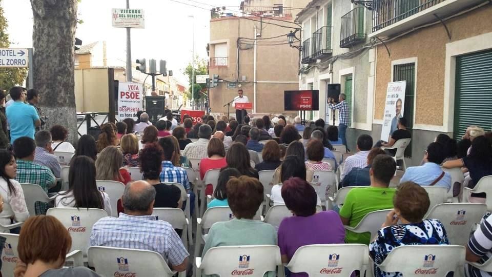Acto del PSOE en Barranda