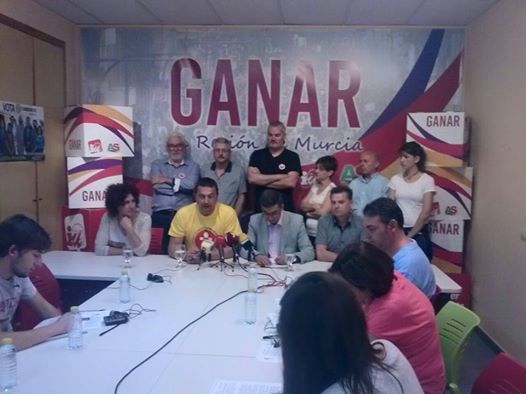 Ganar la Región denuncia un intento de agresión del diputado popular Gregorio Morales al concejal en Cehegin José Santos Abril