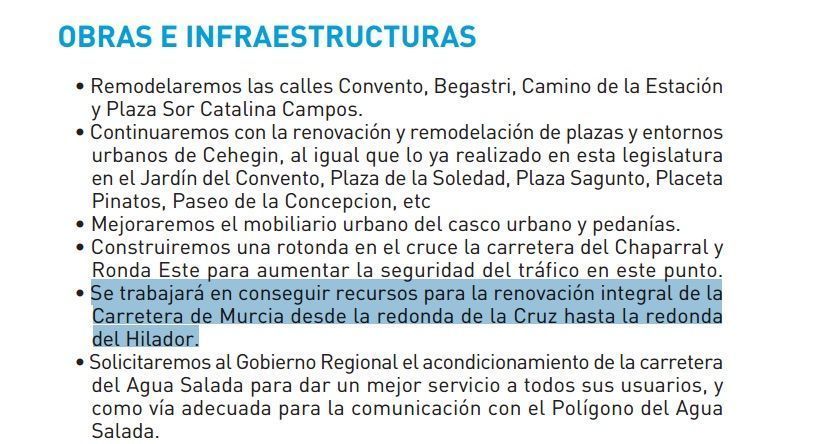 El PSOE de Cehegín denuncia que el alcalde y candidato por el PP, José Soria, usa el “copia y pega” en sus programas electorales, lo que para ellos denota “un agotamiento total de ideas, si es que alguna vez las tuvo”