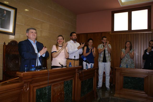 El socialista José Vélez toma posesión de su cargo como alcalde de Calasparra