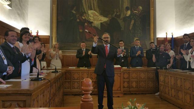 Discurso de toma de posesión de José Moreno como alcalde de Caravaca