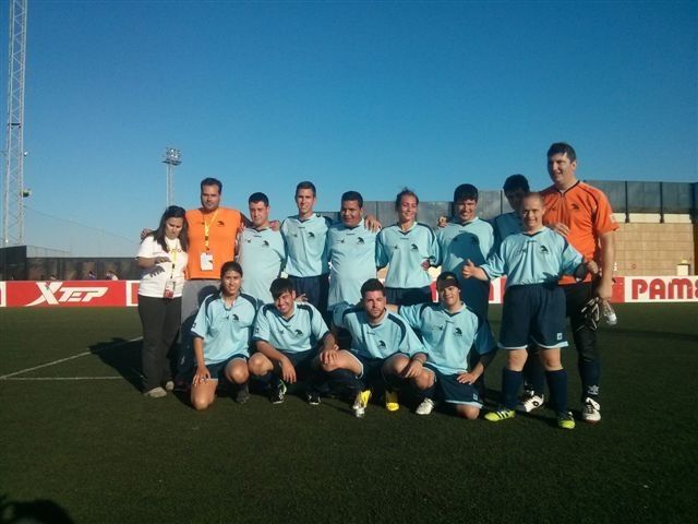 La comarca, representada en los ganadores del Campeonato Nacional de Fútbol Unificado en Villareal