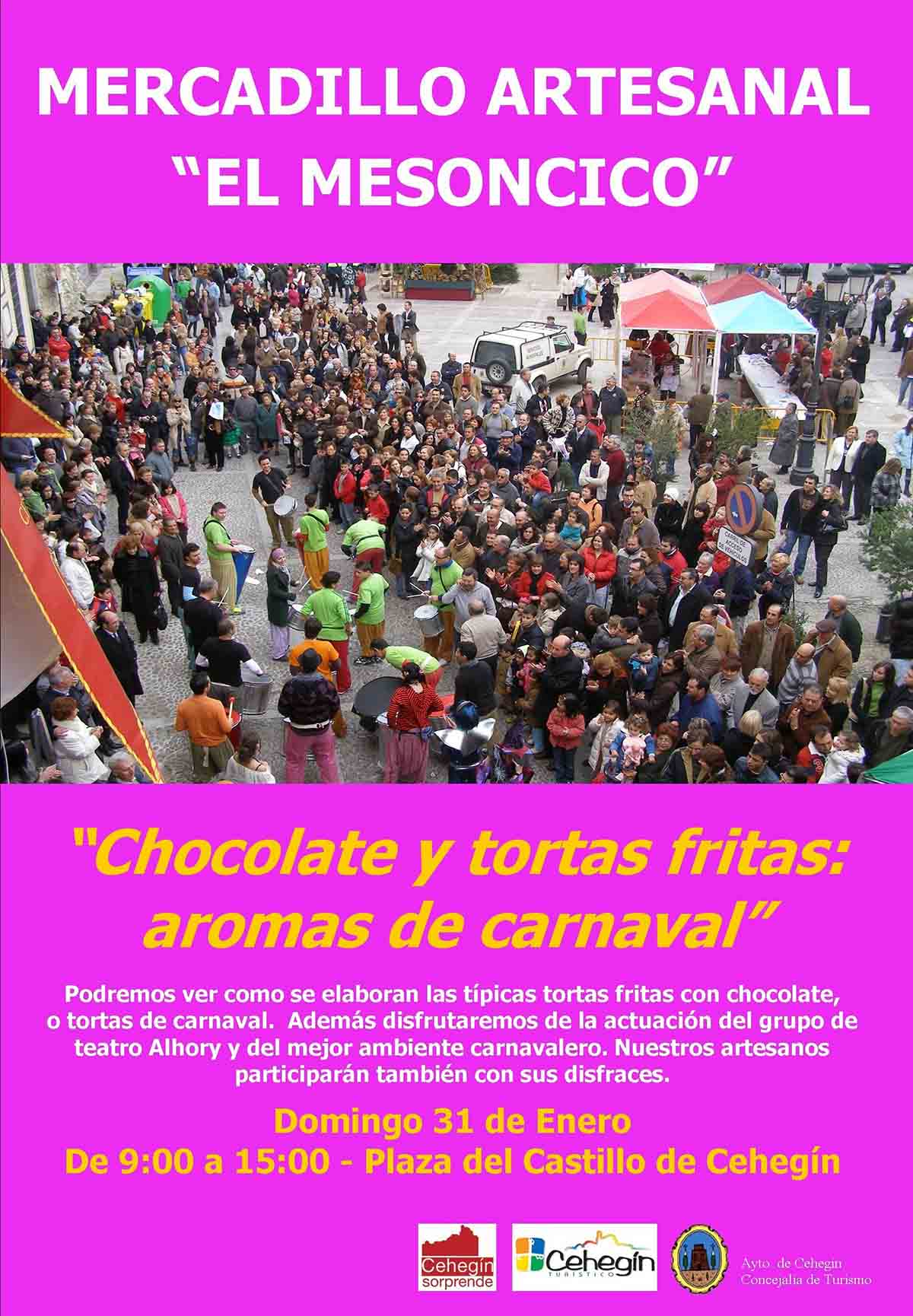 Llega a Cehegín el Mercadillo Artesanal ‘El Mesoncico’ con aromas de carnaval