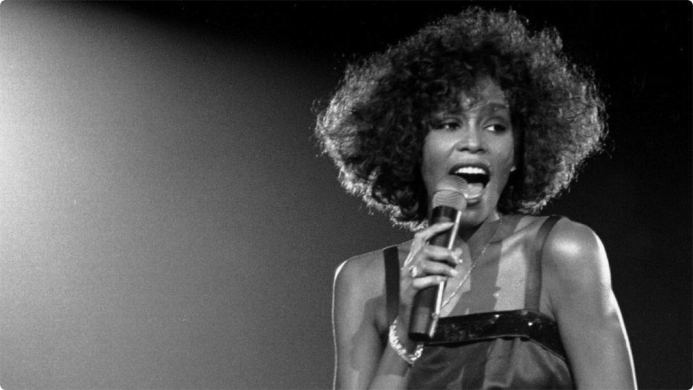 La cantante Whitney Houston