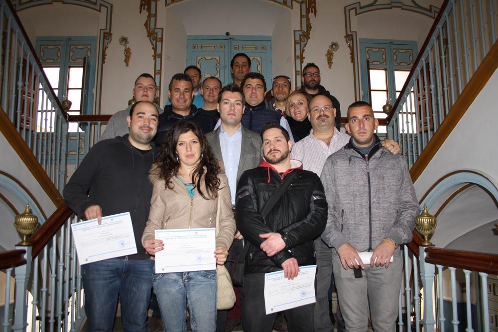 Entregados en Cehegín los diplomas del curso “Transporte Sanitario” para desempleados