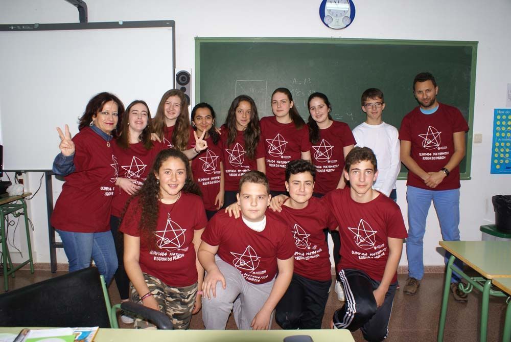 Alumnos del IES Emilio Pérez Piñero de Calasparra participa en la XXVII Olimpiada Matemática de la Región de Murcia