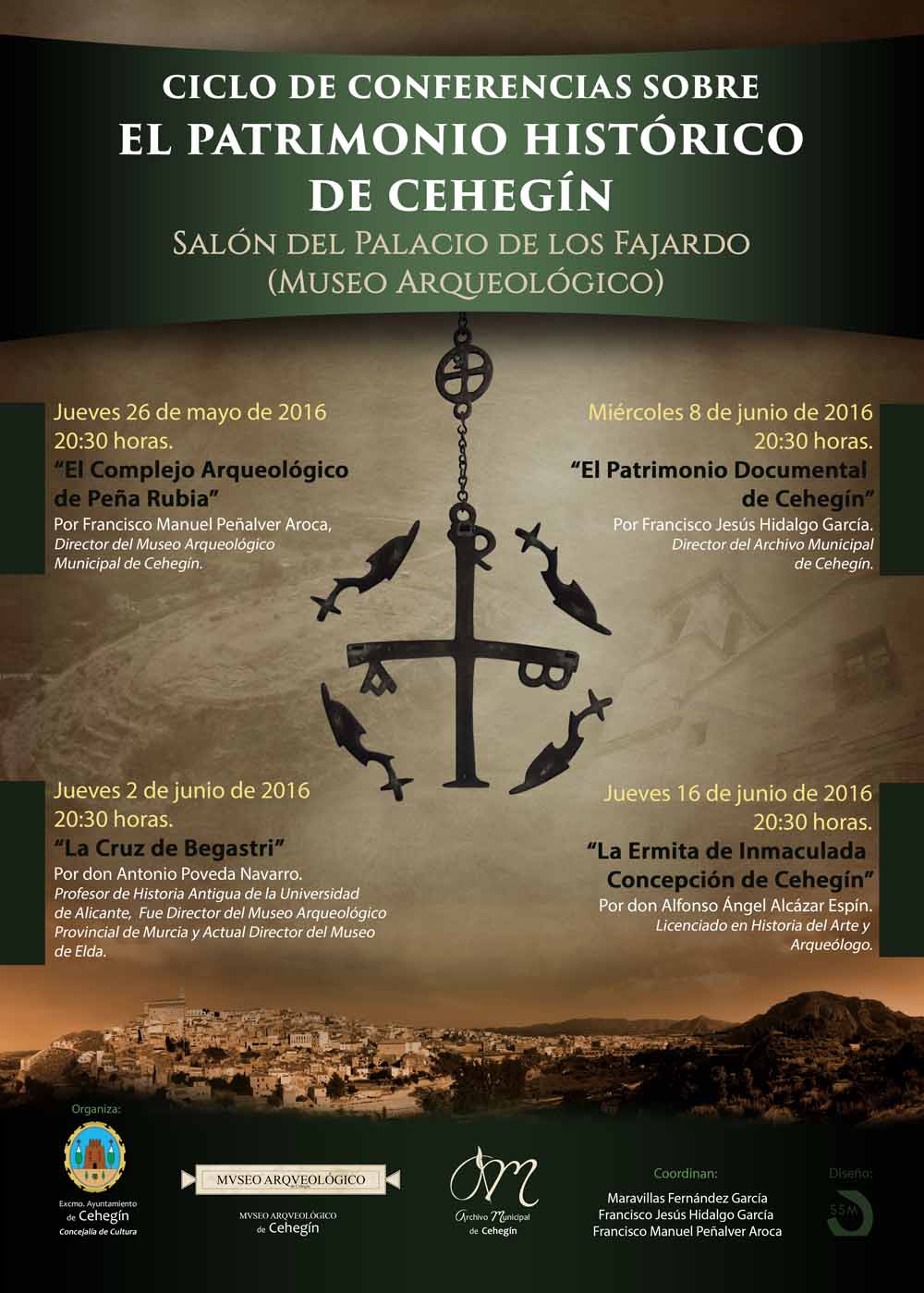 Francisco Jesús Hidalgo hablará mañana sobre “El Patrimonio Documental de Cehegín” en el Ciclo sobre Patrimonio Histórico.