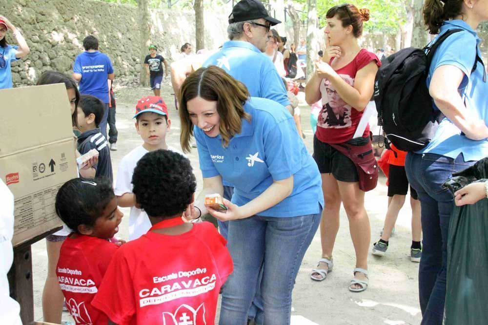 Más de 150 menores participan en el ´Día del Voluntariado', organizado por la Caixa y el Ayuntamiento de Caravaca
