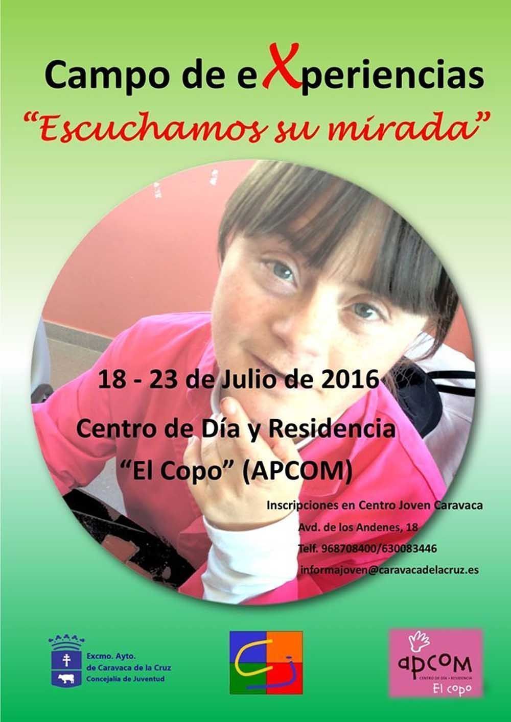 El Ayuntamiento de Caravaca y Apcom ofertan el curso gratuito ‘Campo de experiencias’