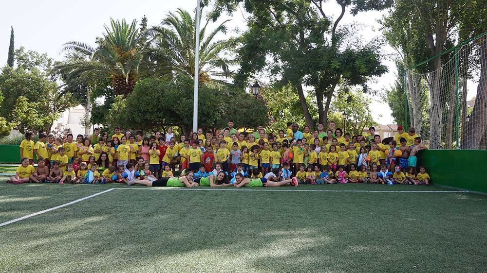 Más de cien niños, en la escuela de verano de La Loma en Caravaca