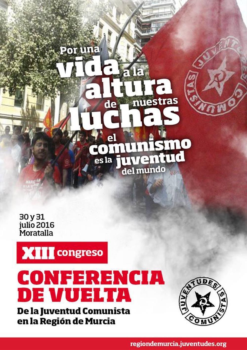 Las Juventudes Comunistas de la Región de Murcia celebrarán su V Conferencia Regional en Moratalla