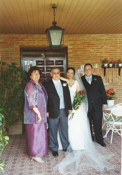 Paco Zapata en la boda de su hija