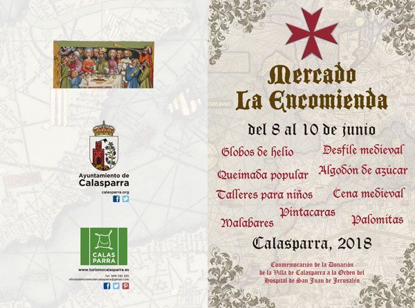 La Conmemoración de la Donación de la Villa se celebra en Calasparra del 8 al 10 de junio
