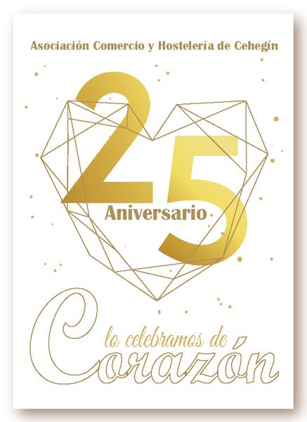 La Asociación del Comercio y la Hostelería de Cehegín celebra su 25 aniversario con una gala y una semana de promociones y regalos