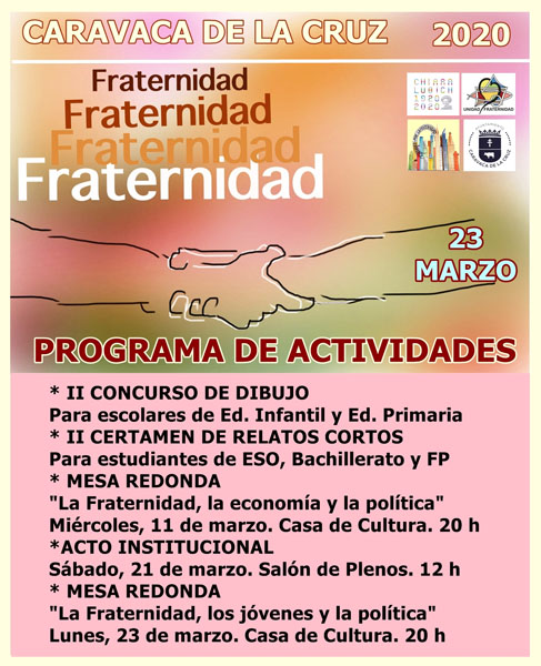 El Ayuntamiento de Caravaca y la asociación ‘Unidad y Fraternidad’ han preparado, de forma conjunta y consensuada con los grupos políticos municipales, un programa de actividades para el próximo mes de marzo