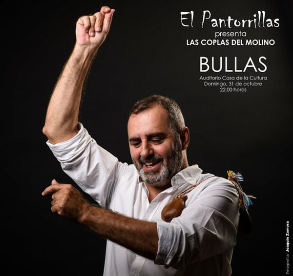La música folclórica de ‘El Pantorrillas’ llega a Bullas el domingo 31 de octubre