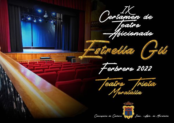 El IX Certamen de teatro aficionado Estrella Gil se llevará a cabo durante el próximo mes de febrero si la situación lo permite