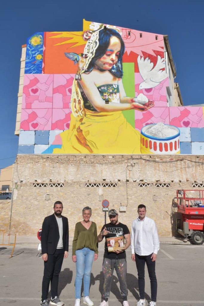 Inaugurado en Calasparra el mural artístico del artista internacional Dan Ferrer