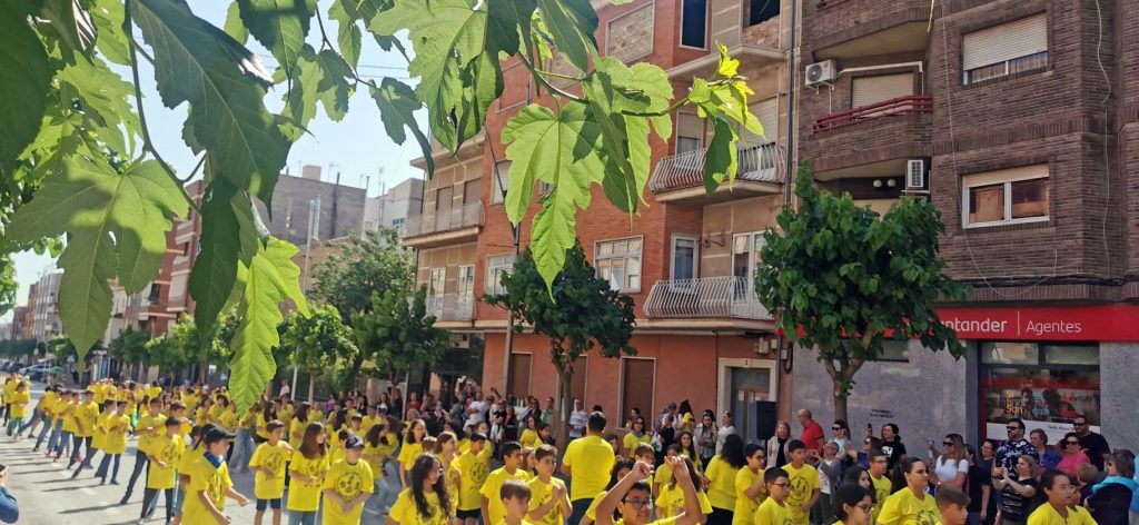 Los escolares de Cehegín celebran con un ‘flashmob’ el Día Mundial del Medio Ambiente 