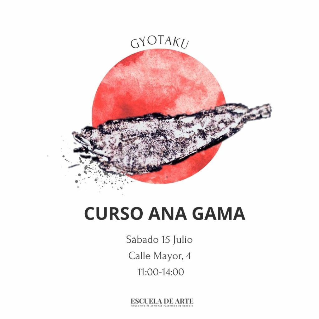Ana Gama impartirá un curso de Gyotaku, una técnica milenaria japonesa