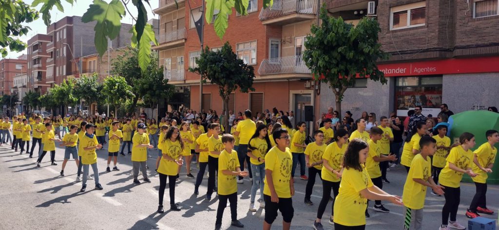 Los escolares de Cehegín celebran con un ‘flashmob’ el Día Mundial del Medio Ambiente 