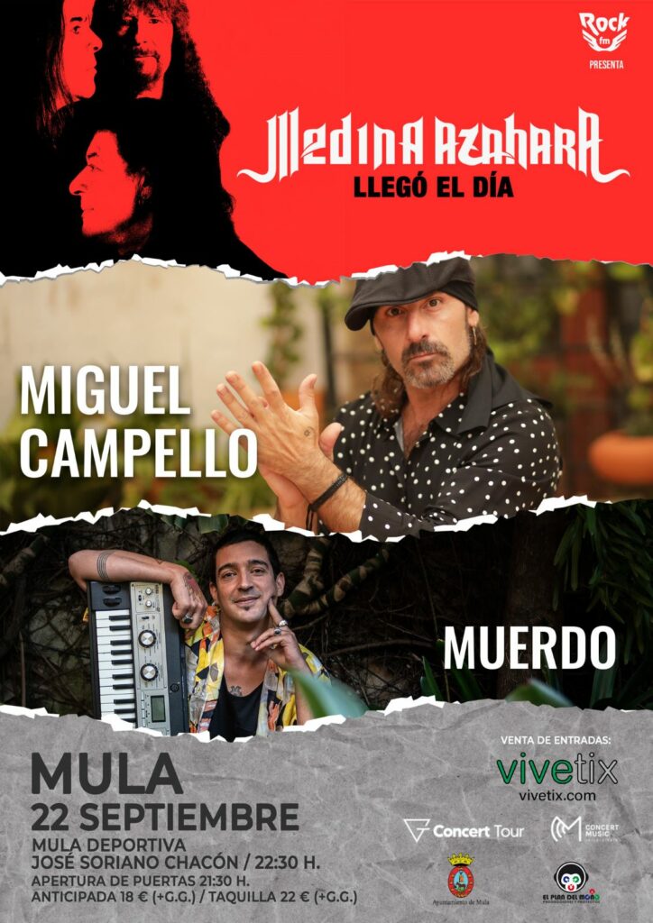 India Martínez y Medina Azahara, entre otros, actuarán en las Fiestas de Septiembre de Mula