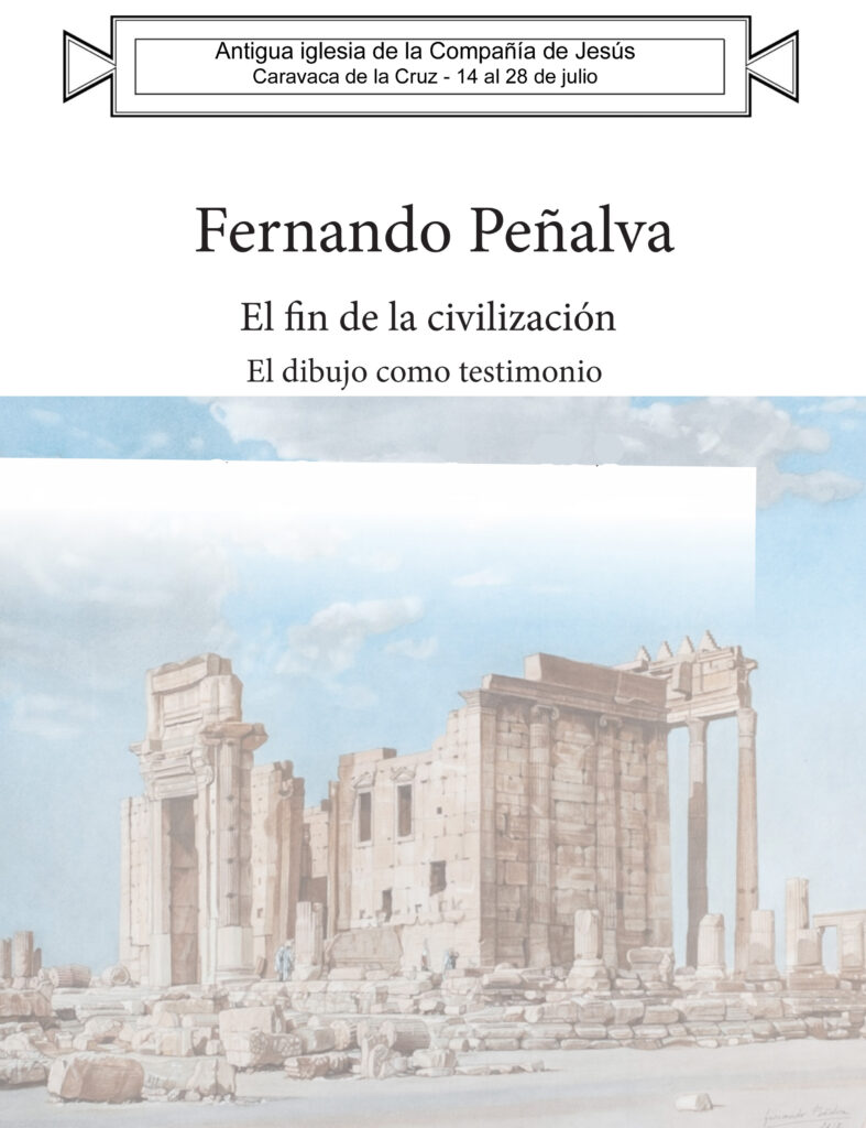 El ceheginero Fernando Peñalva expone en Caravaca "El fin de una civilización"