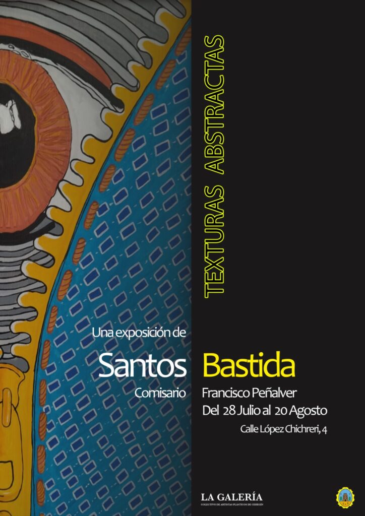 La Galería de Cehegín abre sus puertas a las “Texturas abstractas” de Santos Bastida