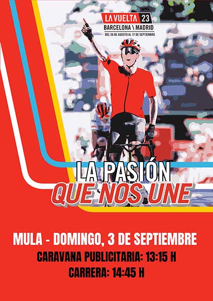 La Vuelta Ciclista a España 2023 pasa por Mula este domingo