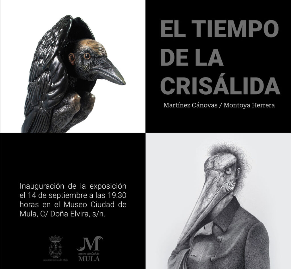 El Museo Ciudad de Mula acoge ‘El tiempo de la crisálida’, una exposición bicéfala