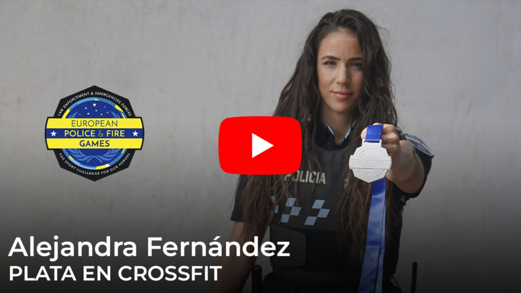 La muleña Alejandra Fernández, plata en Crossfit en los Juegos Europeos de Policías y Bomberos