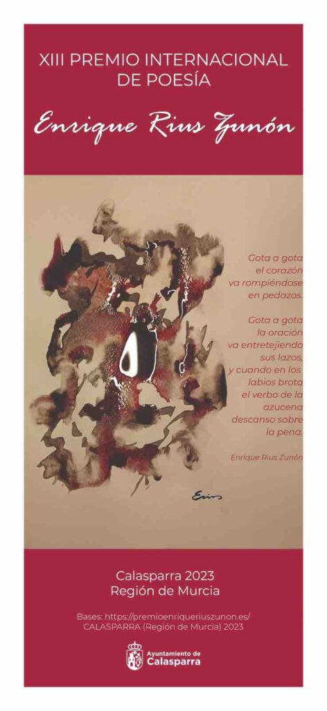 Presentada la XIII Edición del Premio Internacional de Poesía "Enrique Rius Zunón"