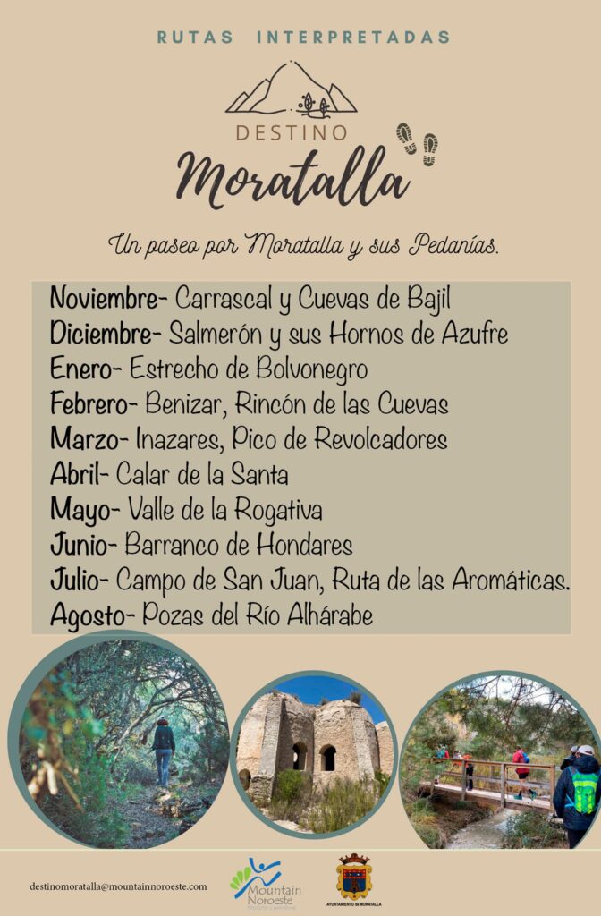 Moratalla cuenta desde ahora con un conjunto de rutas senderistas bajo el nombre de "Destino Moratalla"