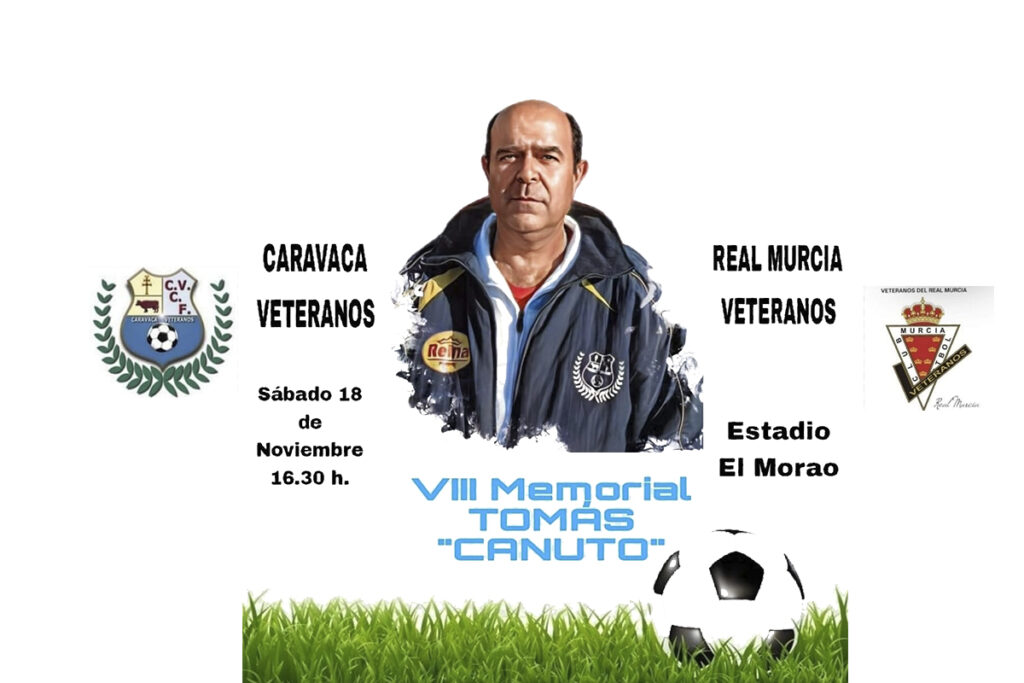 El Caravaca Veteranos CF celebra este sábado el VIII Memorial Tomás «Canuto»
