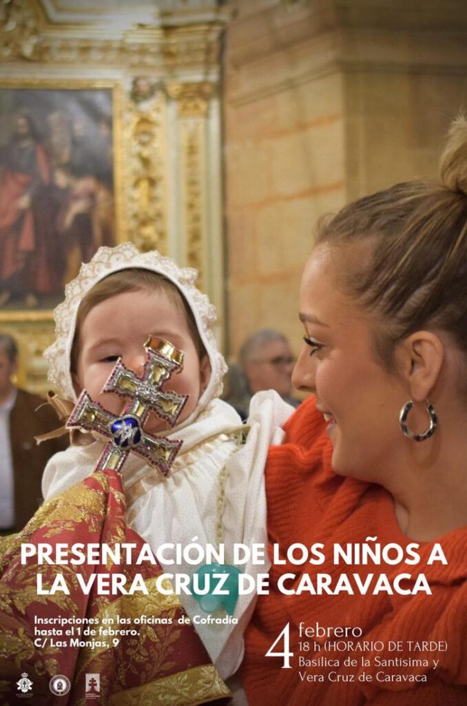 El próximo domingo 4 de febrero se celebra la presentación de los niños nacidos en 2023 a la Vera Cruz