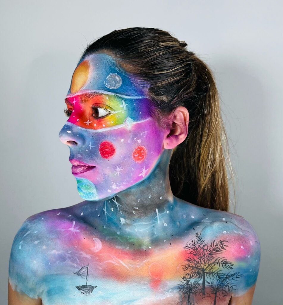Gemma Estévez "el body paint es un estilo de vida, es vivir a través del maquillaje”
