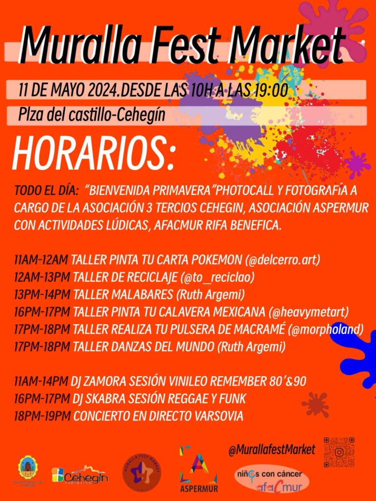 Presentación de la nueva edición del Mercadillo Muralla Muralla Fest Market de Cehegín