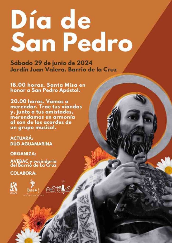 El Barrio de la Cruz de Bullas festeja a San Pedro el sábado 29
